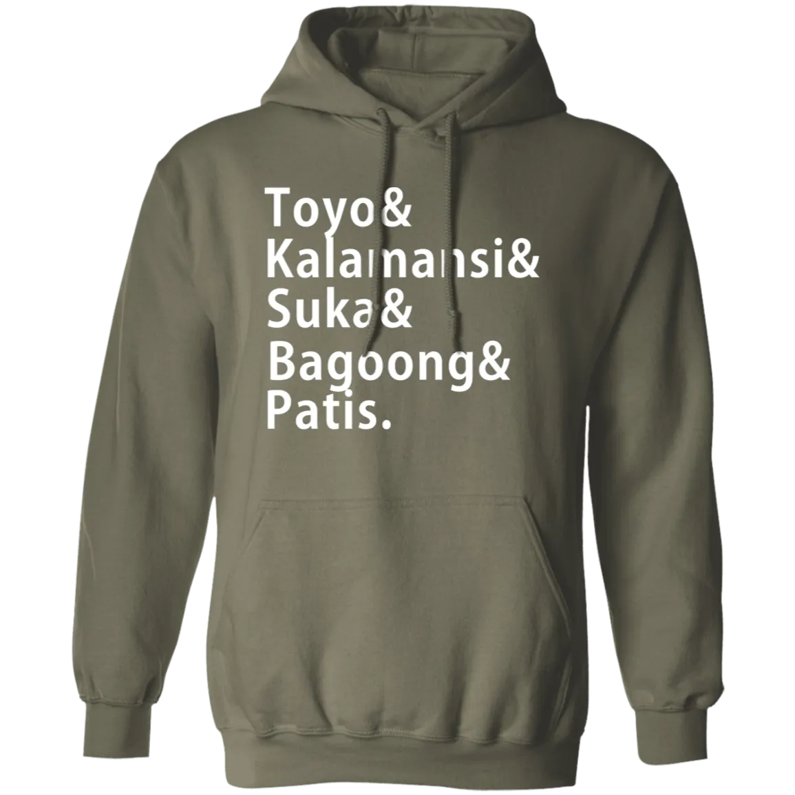 Toyo Kalamansi Suka Bagoong Patis Unisex Pullover Hoodie